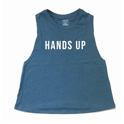 Hands Up Crop Top - Gym Babe Apparel