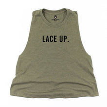 Load image into Gallery viewer, Lace Up Crop Top - Gym Babe Apparel
