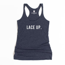 Load image into Gallery viewer, Lace Up Racerback Tank - Gym Babe Apparel
