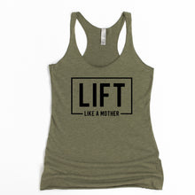 Load image into Gallery viewer, Lift Like A Mother Racerback Tank - Gym Babe Apparel
