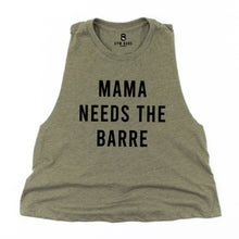 Load image into Gallery viewer, Mama Needs The Barre Crop Top - Gym Babe Apparel
