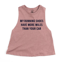 Load image into Gallery viewer, My Running Shoes Crop Top - Gym Babe Apparel
