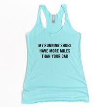 Load image into Gallery viewer, My Running Shoes Racerback Tank - Gym Babe Apparel
