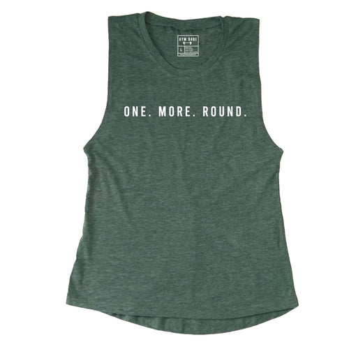 One More Round Muscle Tank - Gym Babe Apparel