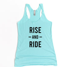 Load image into Gallery viewer, Rise and Ride Racerback Tank - Gym Babe Apparel
