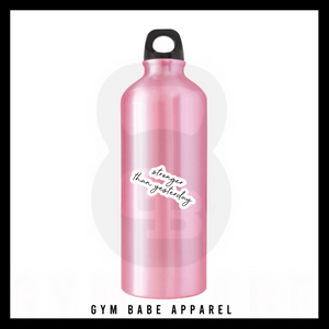 Workout Sticker Run More Worry Less - Gym Babe Apparel