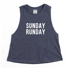 Load image into Gallery viewer, Sunday Runday Crop Top - Gym Babe Apparel
