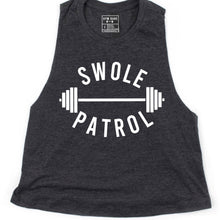 Load image into Gallery viewer, Swole Patrol Crop Top - Gym Babe Apparel
