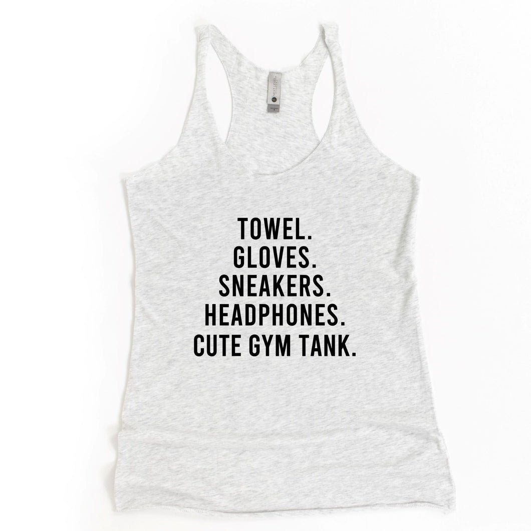 Gym Essentials Racerback Tank - Gym Babe Apparel