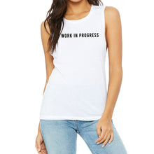 Load image into Gallery viewer, Work In Progress Muscle Tank - Gym Babe Apparel
