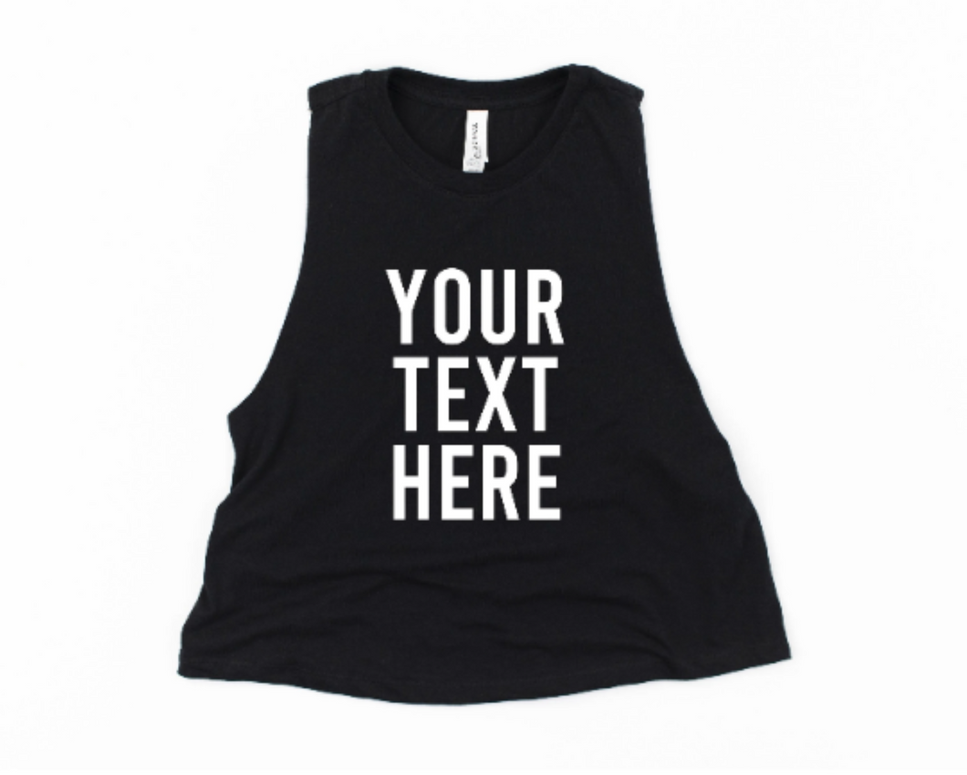 Custom Crop Top - Gym Babe Apparel